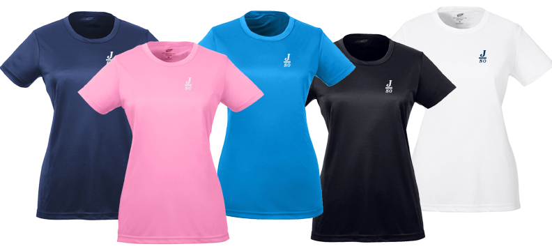 J Ladies Prosail Tee - Click Image to Close